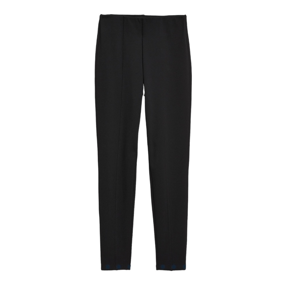 Old Navy Stevie High Rise Pull On Seamed Micro Suede Pants Blackjack Womens 3X - Picture 3 of 10